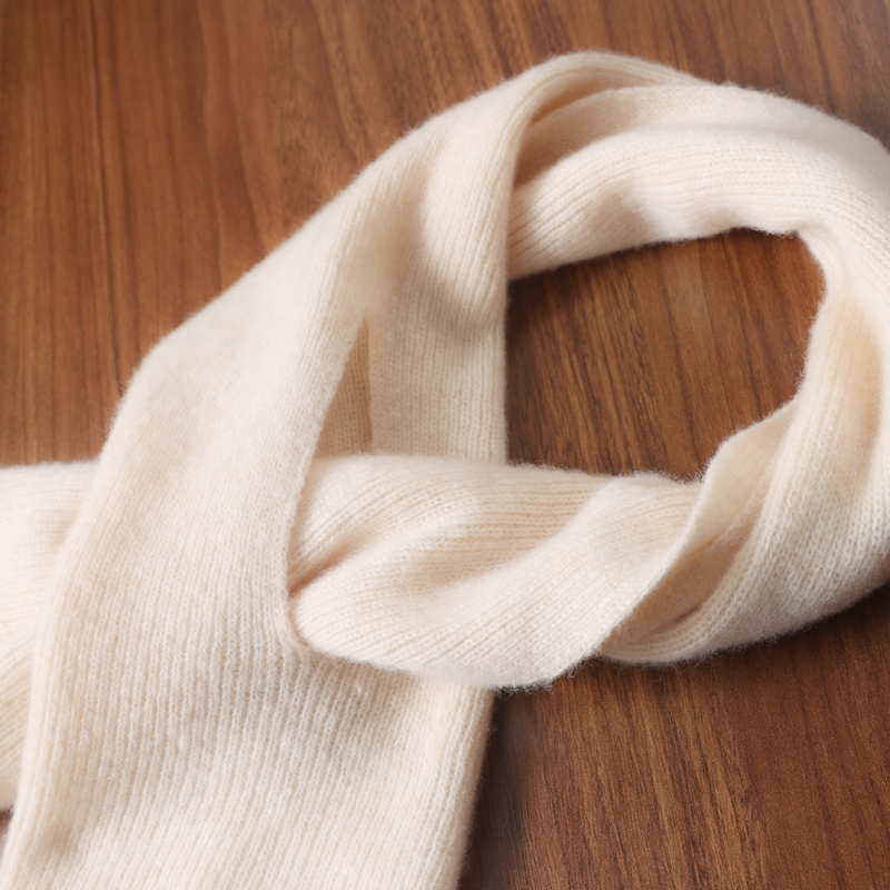 Wool Scarf Men - 新しいニットクロス中空スカーフ 100% ウール男性と女性のためのウィンタースポーツソフトソリッドカラーファッションスカーフ JYJ-916