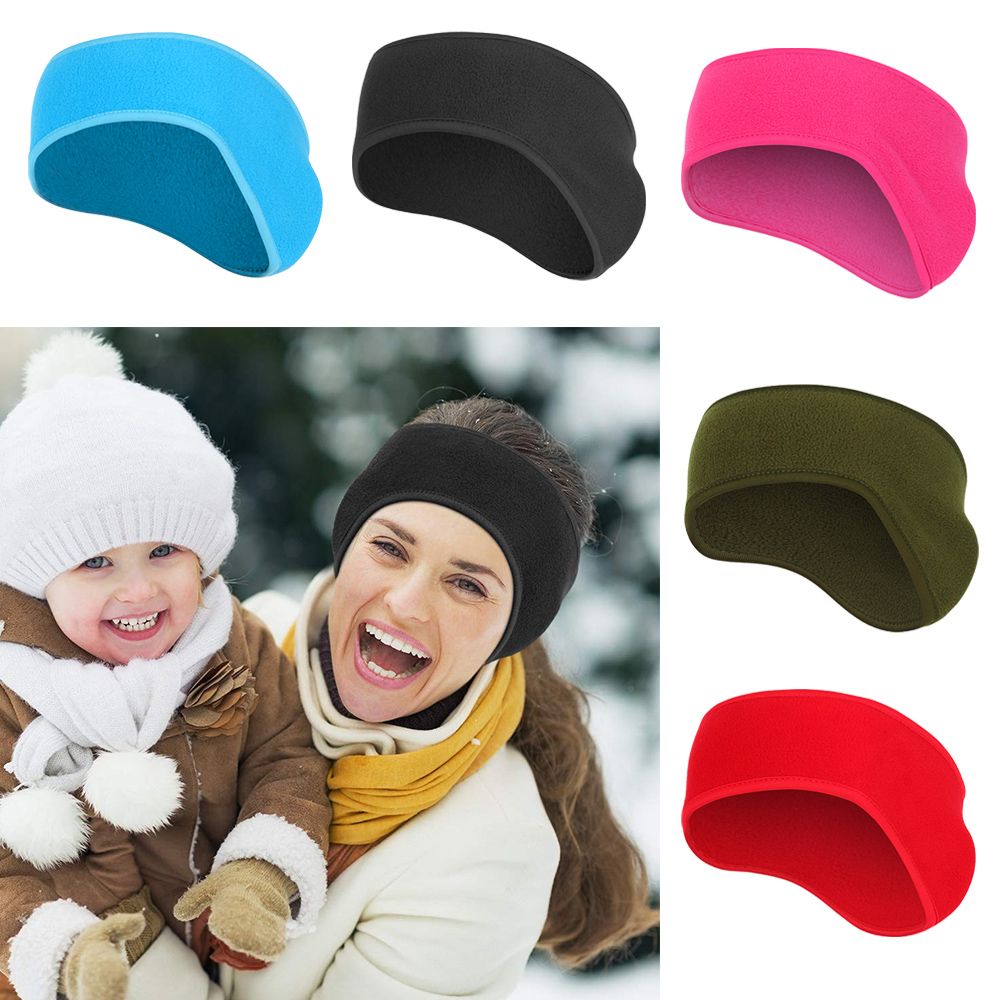 Winter Headband Fleece - 1個入り ヘッドスカーフ フリース製イヤーカバー 女性用 ガールズ用 イヤーマフ