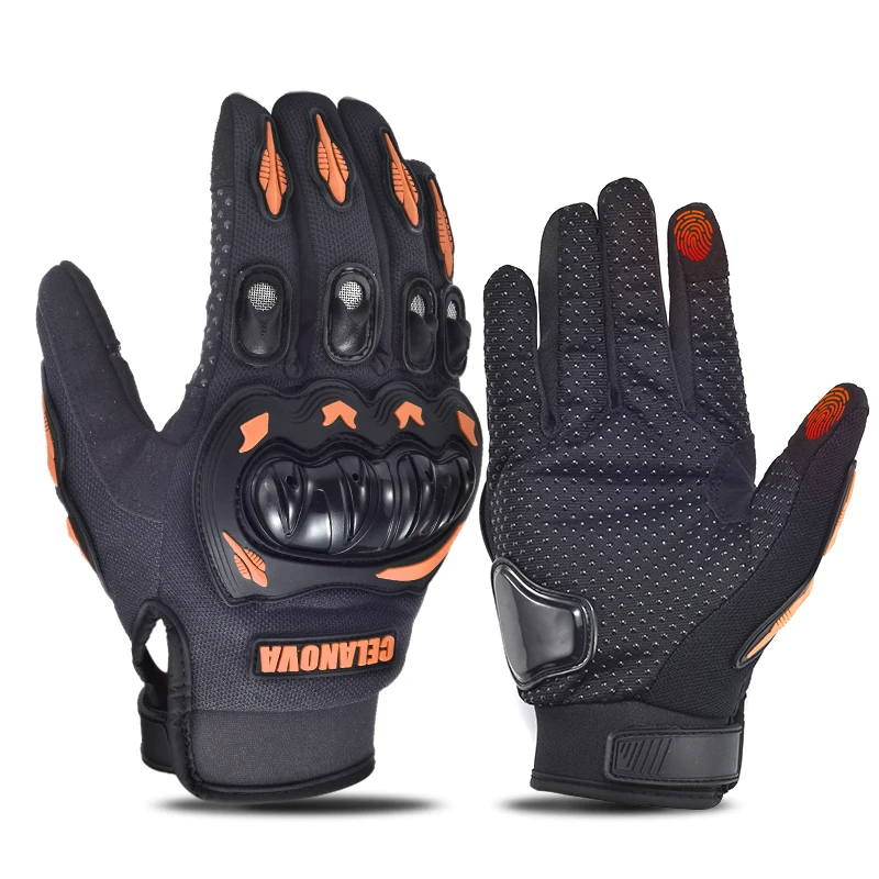 Touch Screen Gloves - 新しい男性用自転車オートバイグローブ、ハードナックル、タッチスクリーン対応、バイク、モトクロス、モトバイカーグローブ、オートバイアクセサリー