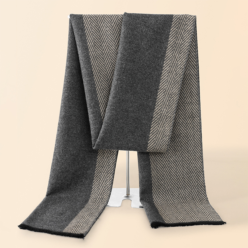 Wool Scarf Men - 高級冬用メンズスカーフショール暖かい秋用カシミヤハンカチソフトアウトドアマフラー布ファンダ無地メンズスカーフ2025