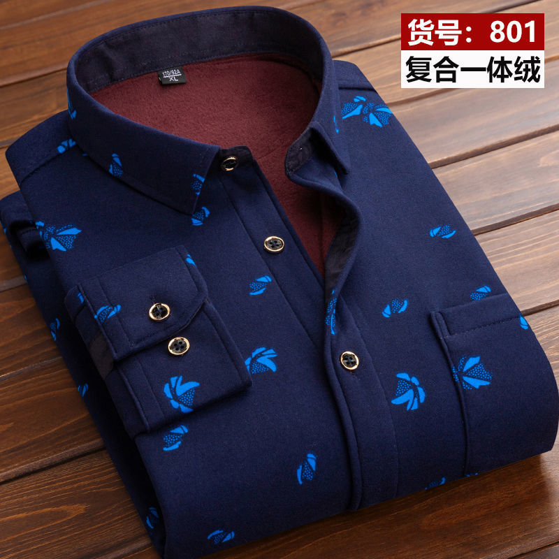 2026 冬メンズファッションスマートカジュアルストライプ長 - Flannel Shirt Lined のレビューと価格