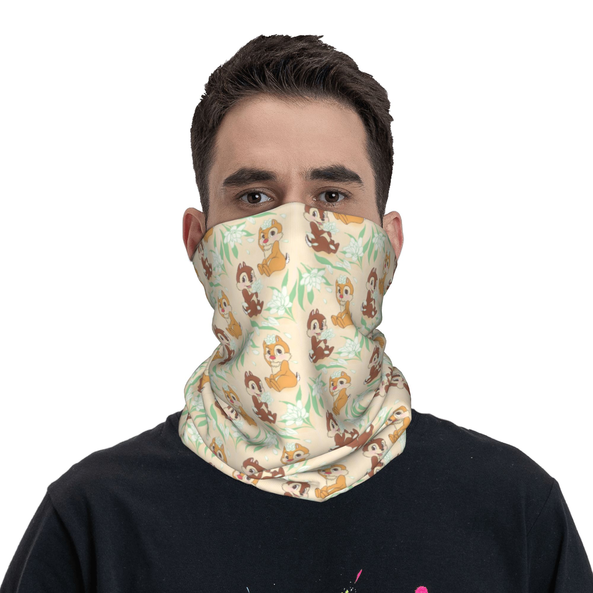 カスタムキュートC-チップとD-デールバンダナネックウォーマ - Neck Gaiter Fleece のレビューと価格