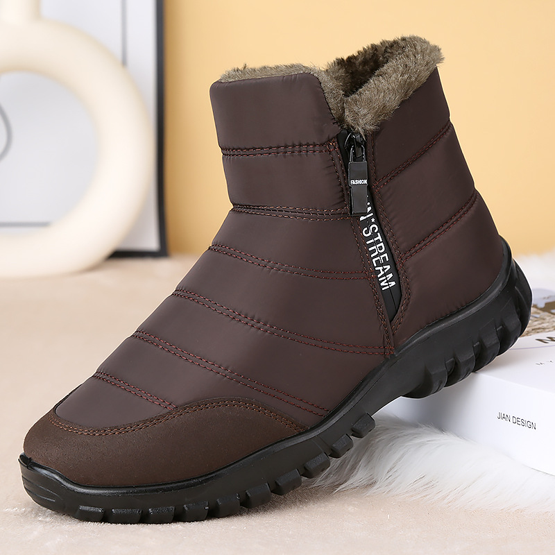 メンズアンクルスノーブーツ 防水 滑り止め カジュアルシュー - Waterproof Winter Boot のレビューと価格