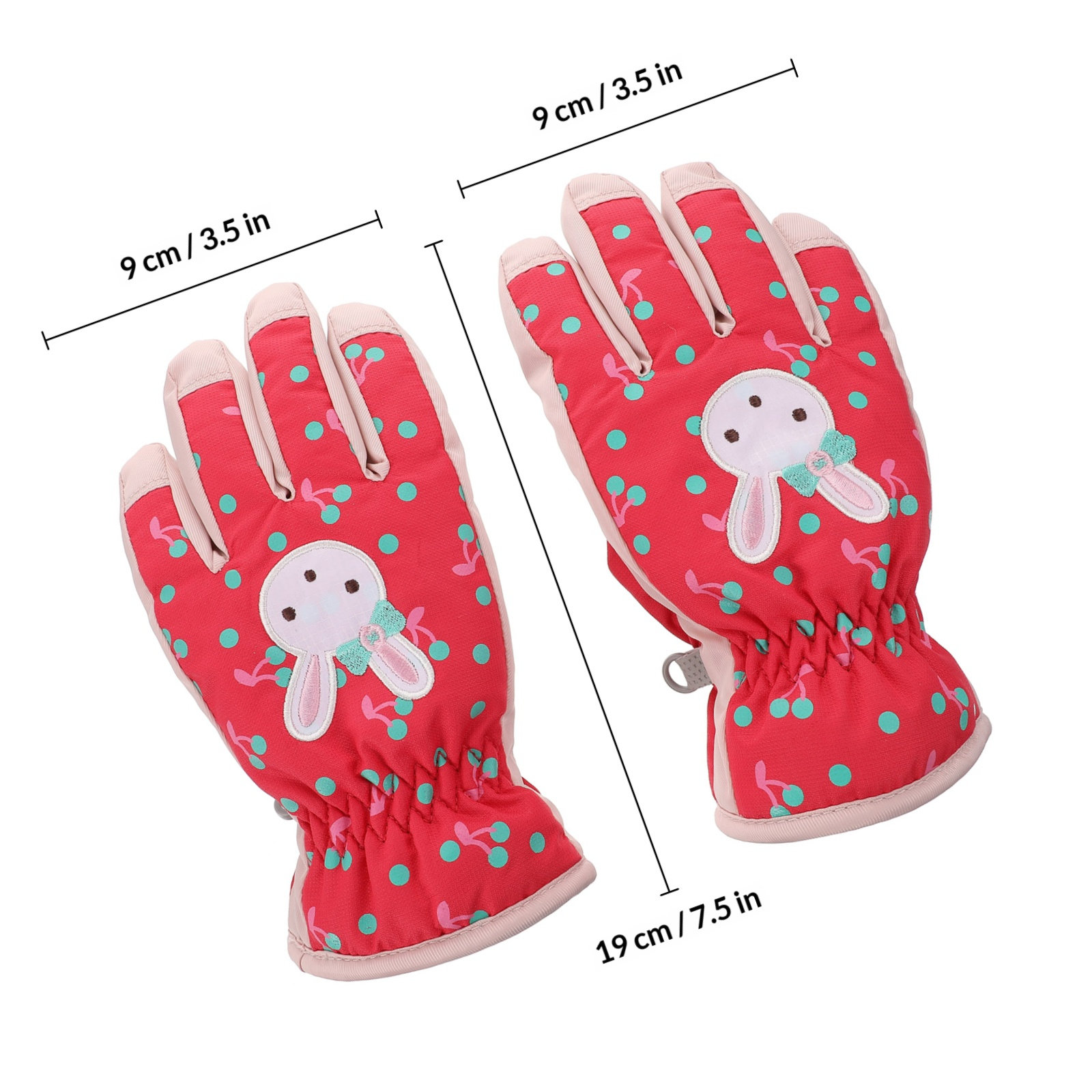 1組の子供用スキーグローブ 防水 防風 保温性 高い柔らかさ - Snow Glove Insulated のレビューと価格