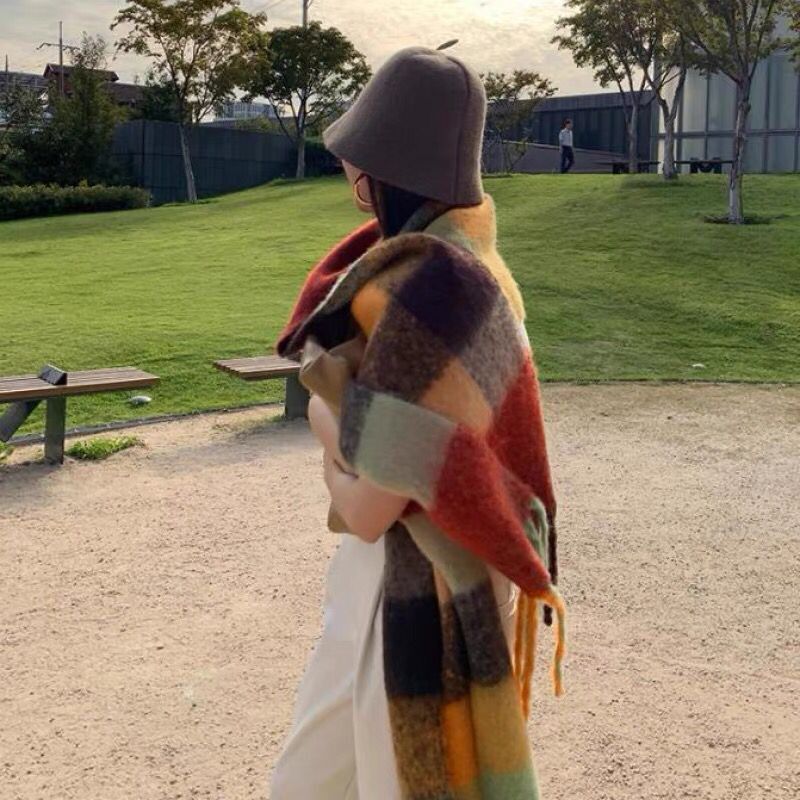 新作ラグジュアリーウィンタースカーフ、厚手で暖かい女性用カシ - Cashmere Pashmina Wrap のレビューと価格