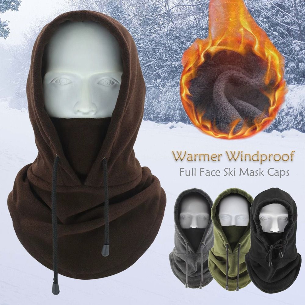 ファッションポーラーフリースバラクラバ防風ビーニーフルフェイ - Balaclava Ski Mask のレビューと価格
