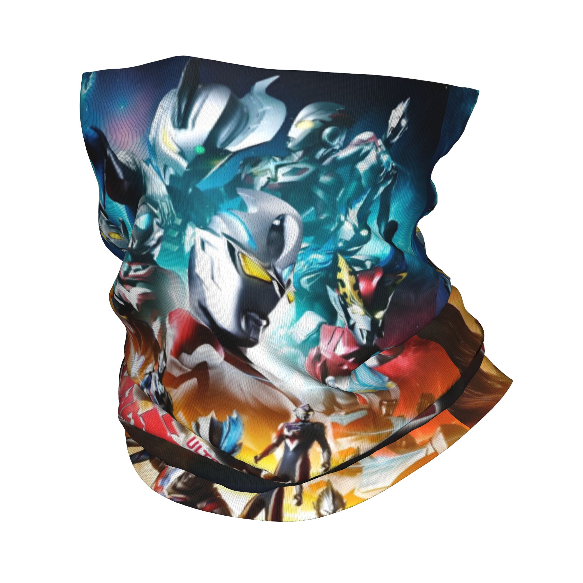 カスタムウルトラマン日本コミックバンダナ冬ネックウォーマー男 - Neck Gaiter Fleece のレビューと価格